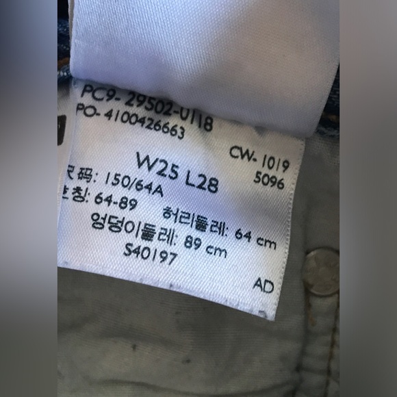 Levi’s Womens 501 Skinny Jeans Size: W25 L28 - Picture 11 of 15